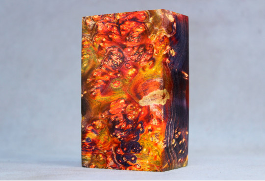 Stabilized Maple Burl Wood Mod Block